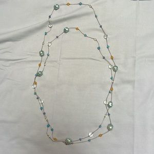 Wrap beaded necklace